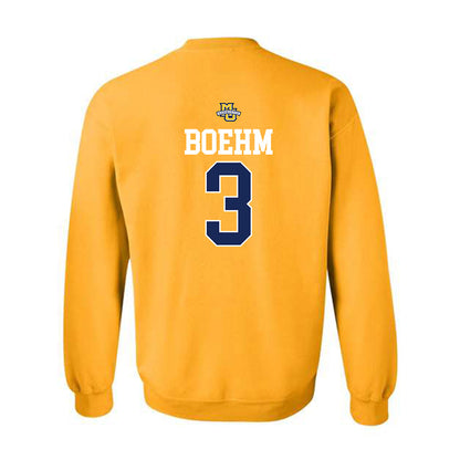 Marquette - NCAA Women's Lacrosse : Tessa Boehm - Sports Shersey Crewneck Sweatshirt-1