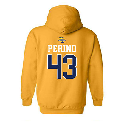 Marquette - NCAA Women's Lacrosse : Gabbi Perino - Sports Shersey Hooded Sweatshirt-1