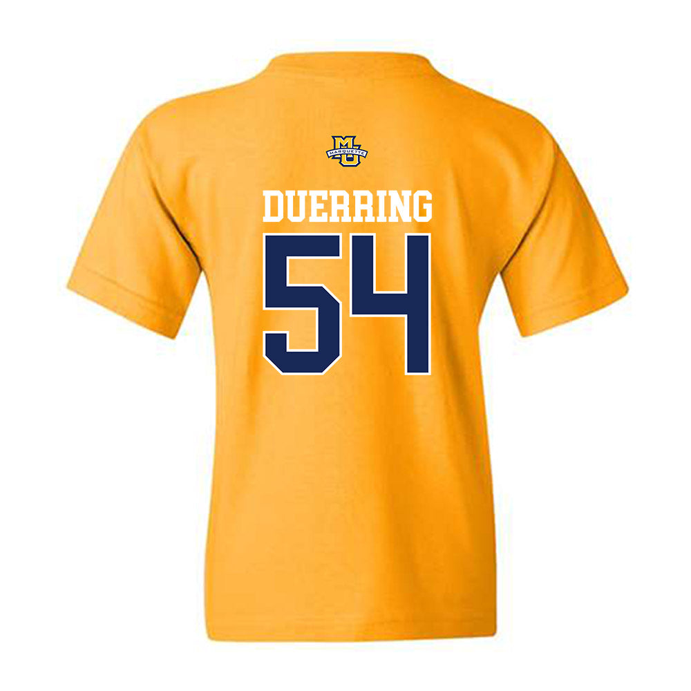 Marquette - NCAA Men's Lacrosse : Dylan Duerring - Sports Shersey Youth T-Shirt-1