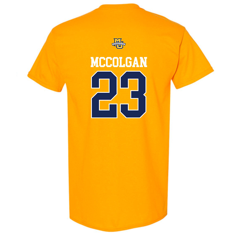 Marquette - NCAA Men's Lacrosse : PJ McColgan - Sports Shersey T-Shirt-1