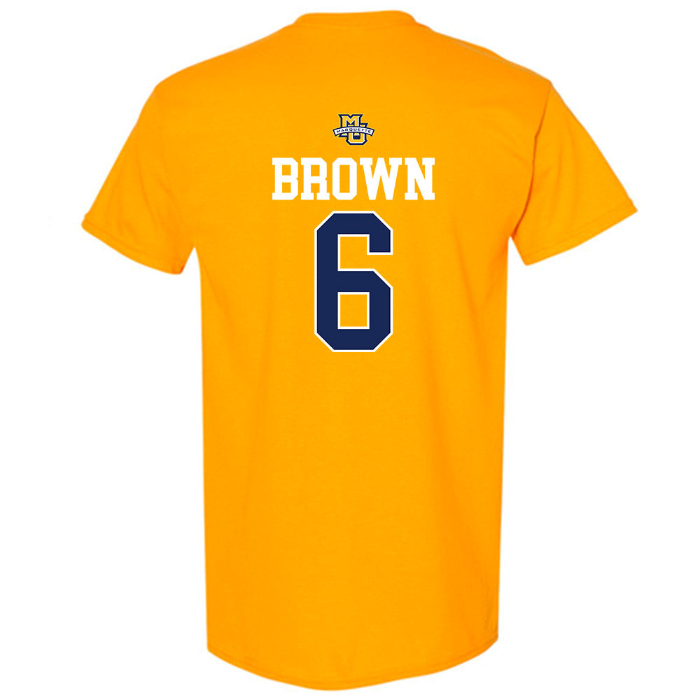 Marquette - NCAA Women's Lacrosse : Haley Brown - Sports Shersey T-Shirt-1
