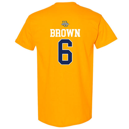 Marquette - NCAA Women's Lacrosse : Haley Brown - Sports Shersey T-Shirt-1