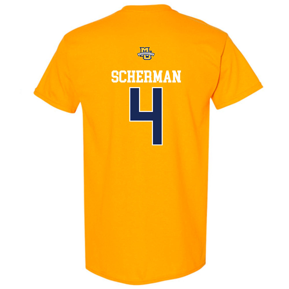 Marquette - NCAA Men's Lacrosse : Brol Scherman - Sports Shersey T-Shirt