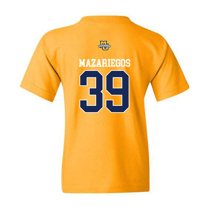 Marquette - NCAA Women's Lacrosse : Sofia Grace Mazariegos - Sports Shersey Youth T-Shirt