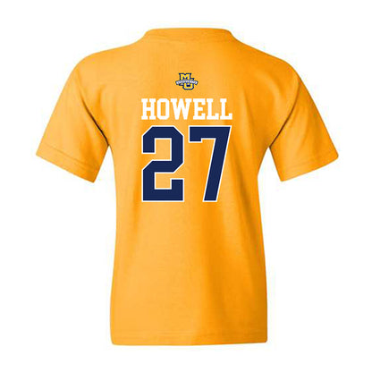Marquette - NCAA Women's Lacrosse : Jillian Howell - Sports Shersey Youth T-Shirt-1