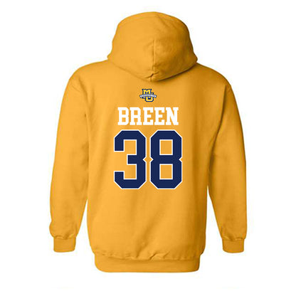 Marquette - NCAA Women's Lacrosse : Finley Breen - Sports Shersey Hooded Sweatshirt-1