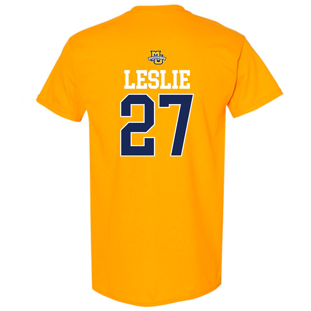 Marquette - NCAA Men's Lacrosse : Parker Leslie - Sports Shersey T-Shirt-1