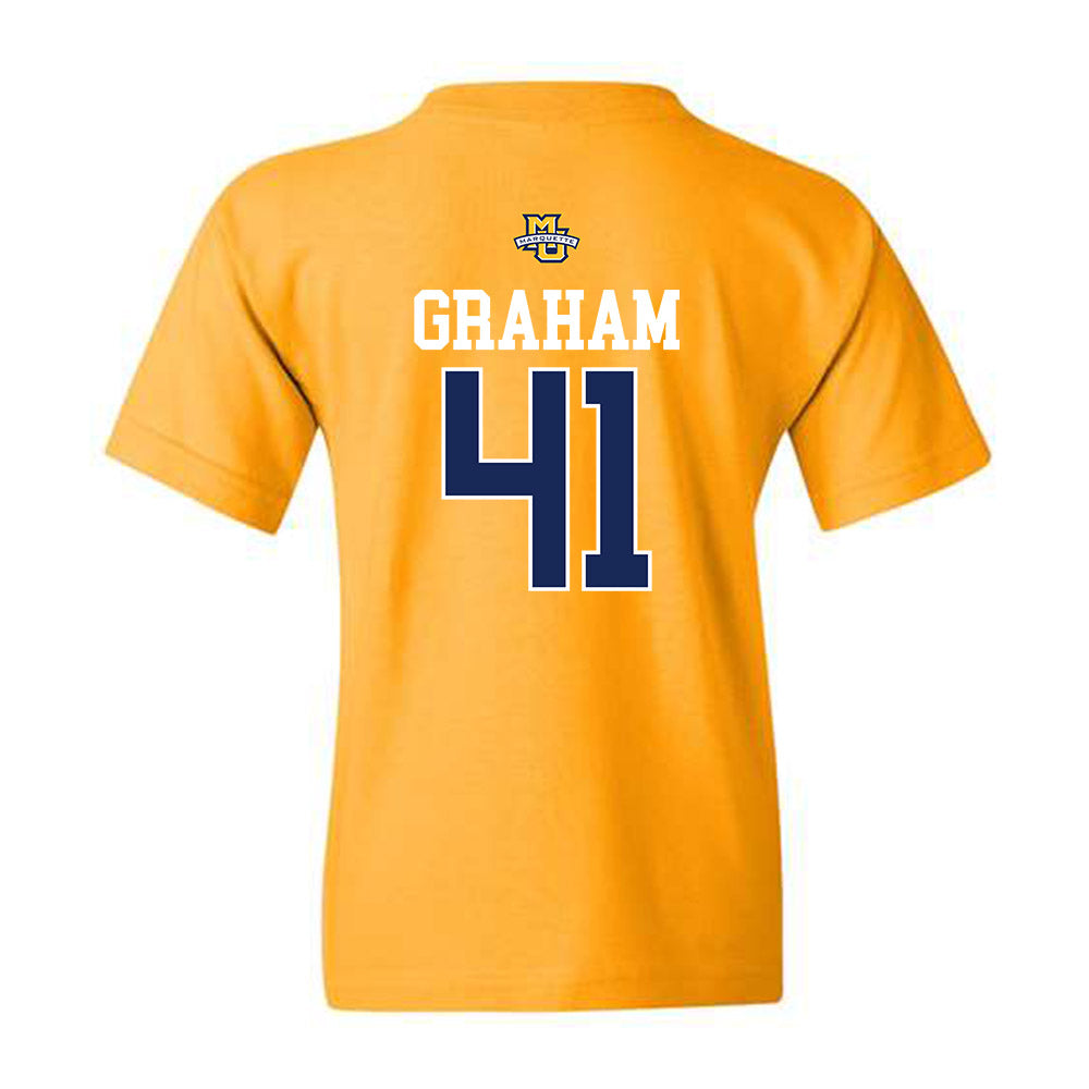 Marquette - NCAA Women's Lacrosse : Addyson Graham - Youth T-Shirt