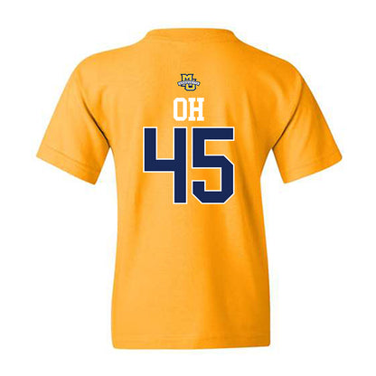 Marquette - NCAA Women's Lacrosse : Mia Oh - Sports Shersey Youth T-Shirt-1