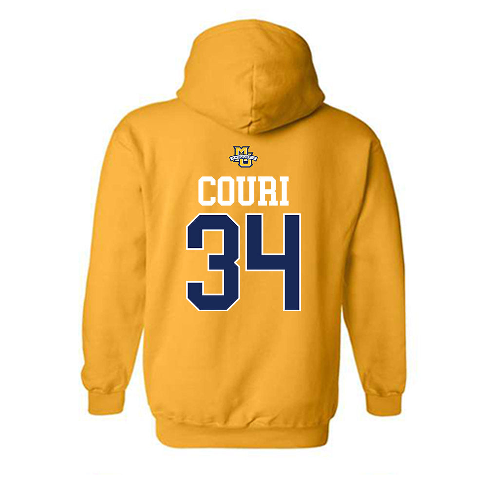 Marquette - NCAA Women's Lacrosse : Emily Couri - Sports Shersey Hooded Sweatshirt-1