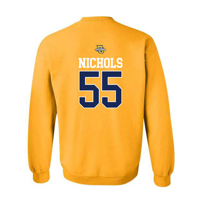 Marquette - NCAA Men's Lacrosse : Jackson Nichols - Sports Shersey Crewneck Sweatshirt