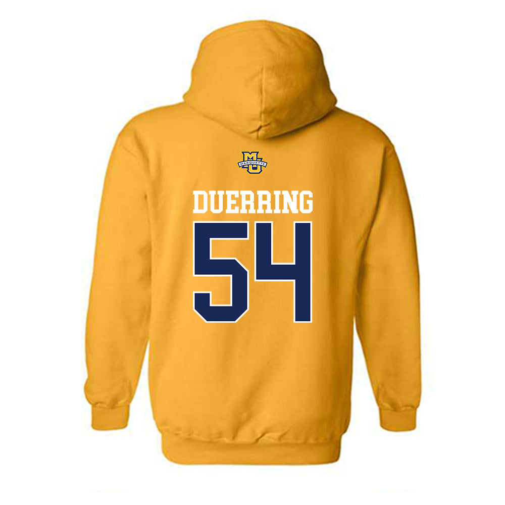 Marquette - NCAA Men's Lacrosse : Dylan Duerring - Sports Shersey Hooded Sweatshirt-1