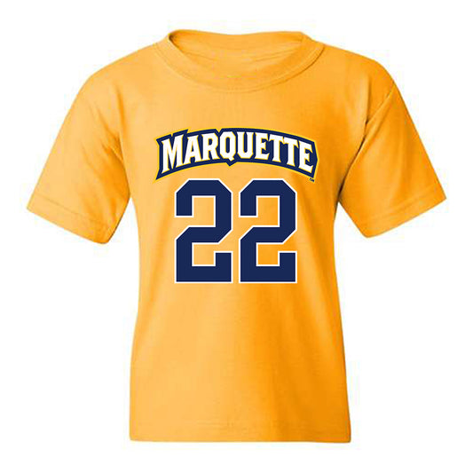 Marquette - NCAA Men's Lacrosse : Benjamin Pousak - Sports Shersey Youth T-Shirt-0