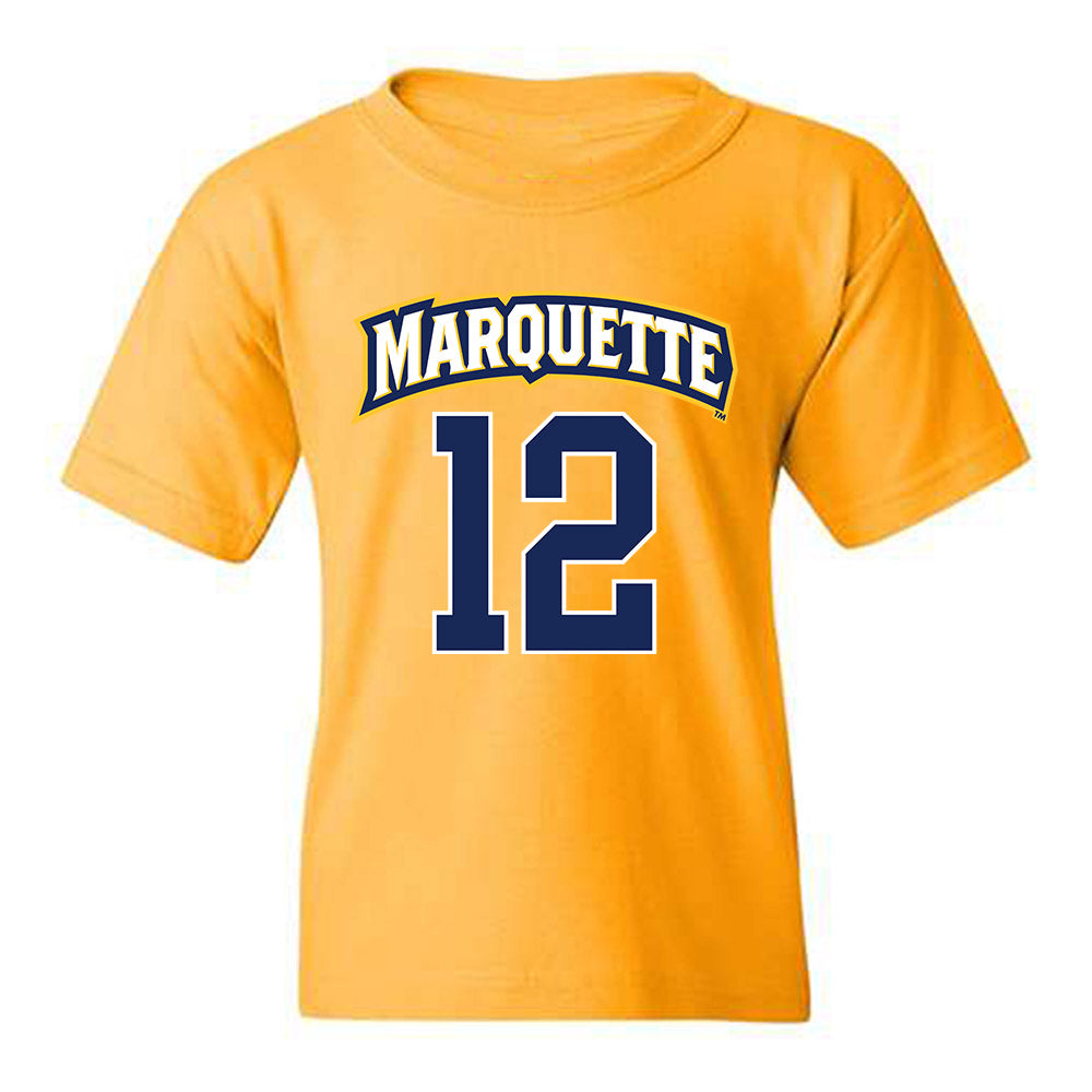 Marquette - NCAA Women's Lacrosse : Ella Mautz - Sports Shersey Youth T-Shirt-0