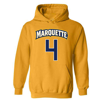 Marquette - NCAA Women's Lacrosse : Dani Serrano - Sports Shersey Hooded Sweatshirt-0