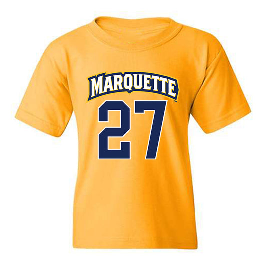 Marquette - NCAA Women's Lacrosse : Jillian Howell - Sports Shersey Youth T-Shirt-0