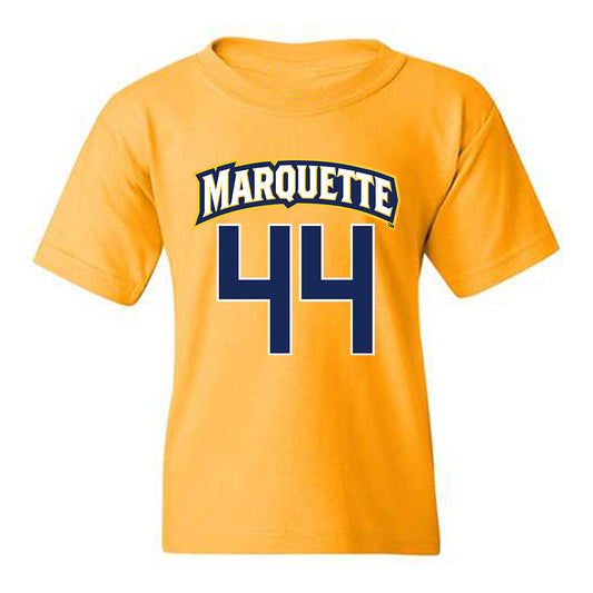 Marquette - NCAA Men's Lacrosse : Luke Montanye - Sports Shersey Youth T-Shirt-0
