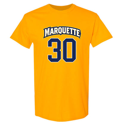 Marquette - NCAA Men's Lacrosse : Iggy LoMedico - Sports Shersey T-Shirt-0