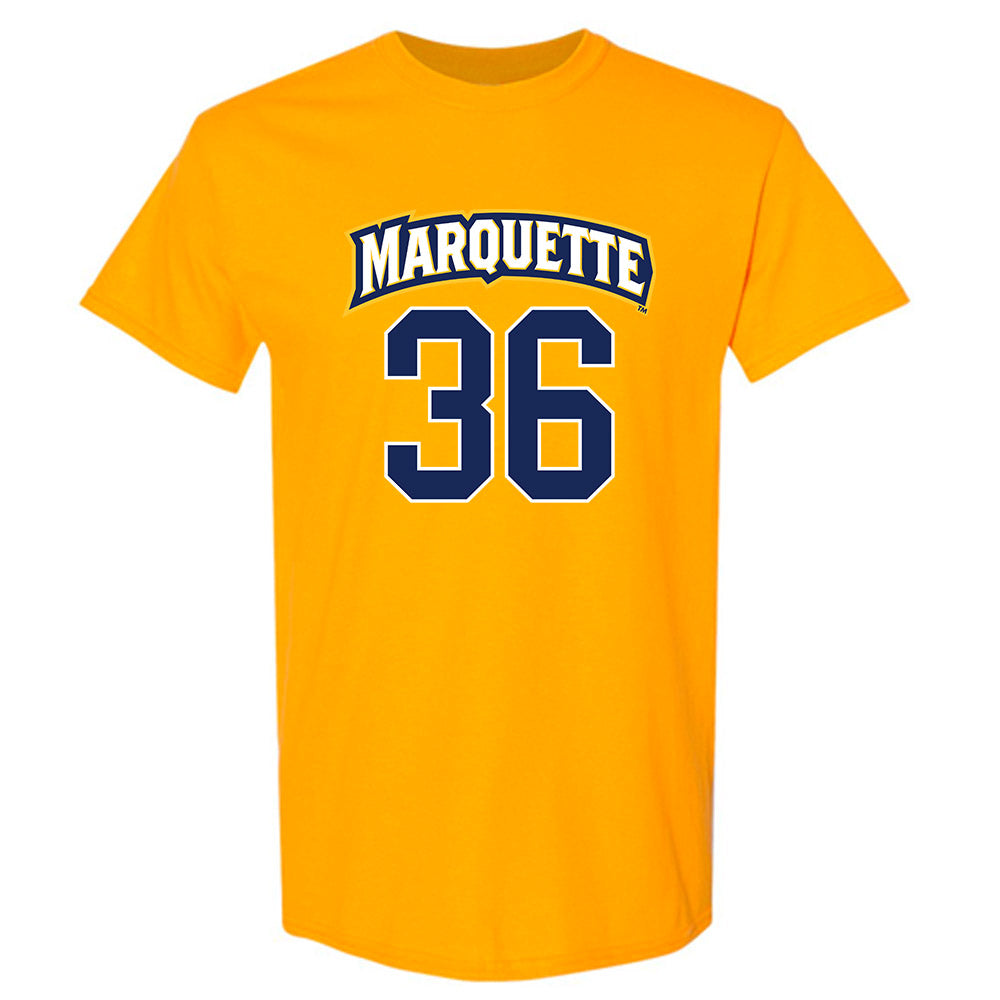 Marquette - NCAA Men's Lacrosse : Ronald Sires - Sports Shersey T-Shirt-0