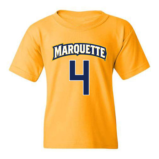 Marquette - NCAA Men's Lacrosse : Brol Scherman - Sports Shersey Youth T-Shirt