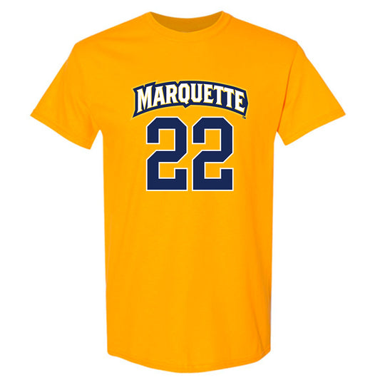 Marquette - NCAA Men's Lacrosse : Ben Pousak - Sports Shersey T-Shirt-0