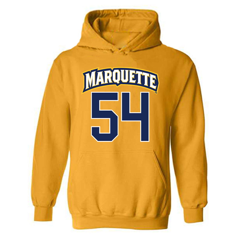 Marquette - NCAA Men's Lacrosse : Dylan Duerring - Sports Shersey Hooded Sweatshirt-0