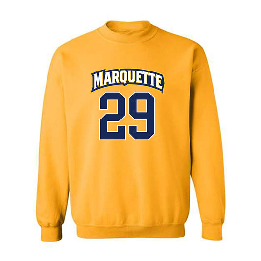 Marquette - NCAA Women's Lacrosse : Megan Hansen - Sports Shersey Crewneck Sweatshirt-0
