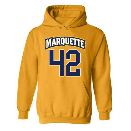 Marquette - NCAA Women's Lacrosse : Annabel Carlin - Sports Shersey Hooded Sweatshirt-0