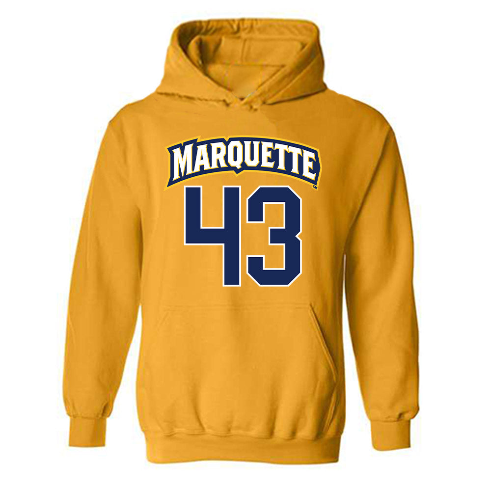 Marquette - NCAA Women's Lacrosse : Gabbi Perino - Sports Shersey Hooded Sweatshirt-0