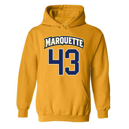 Marquette - NCAA Women's Lacrosse : Gabbi Perino - Sports Shersey Hooded Sweatshirt-0