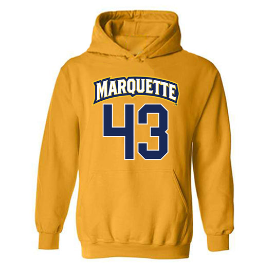 Marquette - NCAA Women's Lacrosse : Gabbi Perino - Sports Shersey Hooded Sweatshirt-0