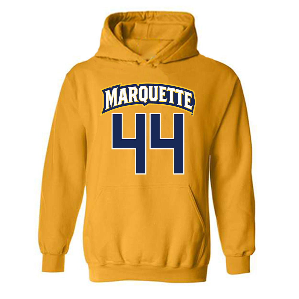 Marquette - NCAA Men's Lacrosse : Luke Montanye - Sports Shersey Hooded Sweatshirt-0