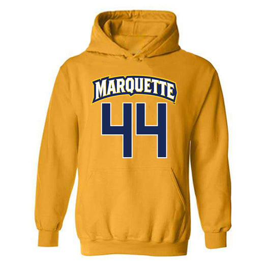 Marquette - NCAA Men's Lacrosse : Luke Montanye - Sports Shersey Hooded Sweatshirt-0