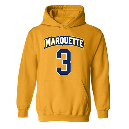 Marquette - NCAA Women's Lacrosse : Tessa Boehm - Sports Shersey Hooded Sweatshirt-0