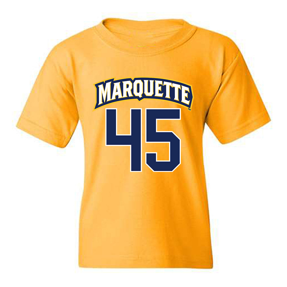 Marquette - NCAA Women's Lacrosse : Mia Oh - Sports Shersey Youth T-Shirt-0