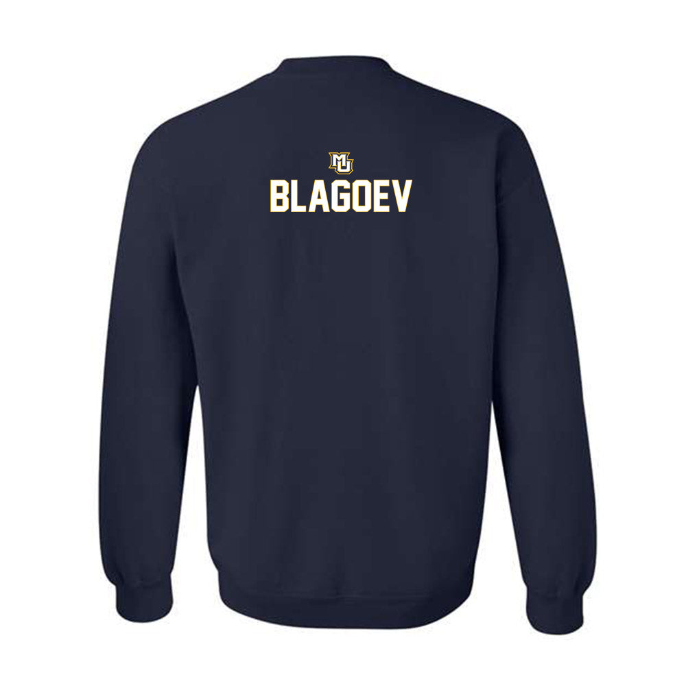 Marquette - NCAA Men's Tennis : Kristian Blagoev - Generic Shersey Crewneck Sweatshirt