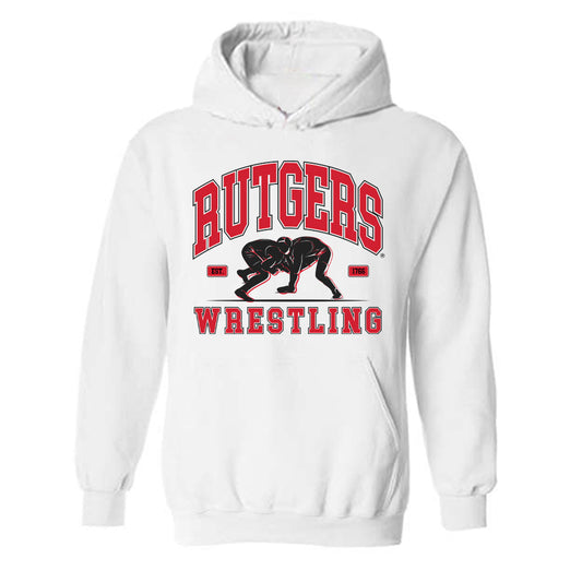 Rutgers - NCAA Wrestling : Michael Cetta - Generic Shersey Hooded Sweatshirt-0