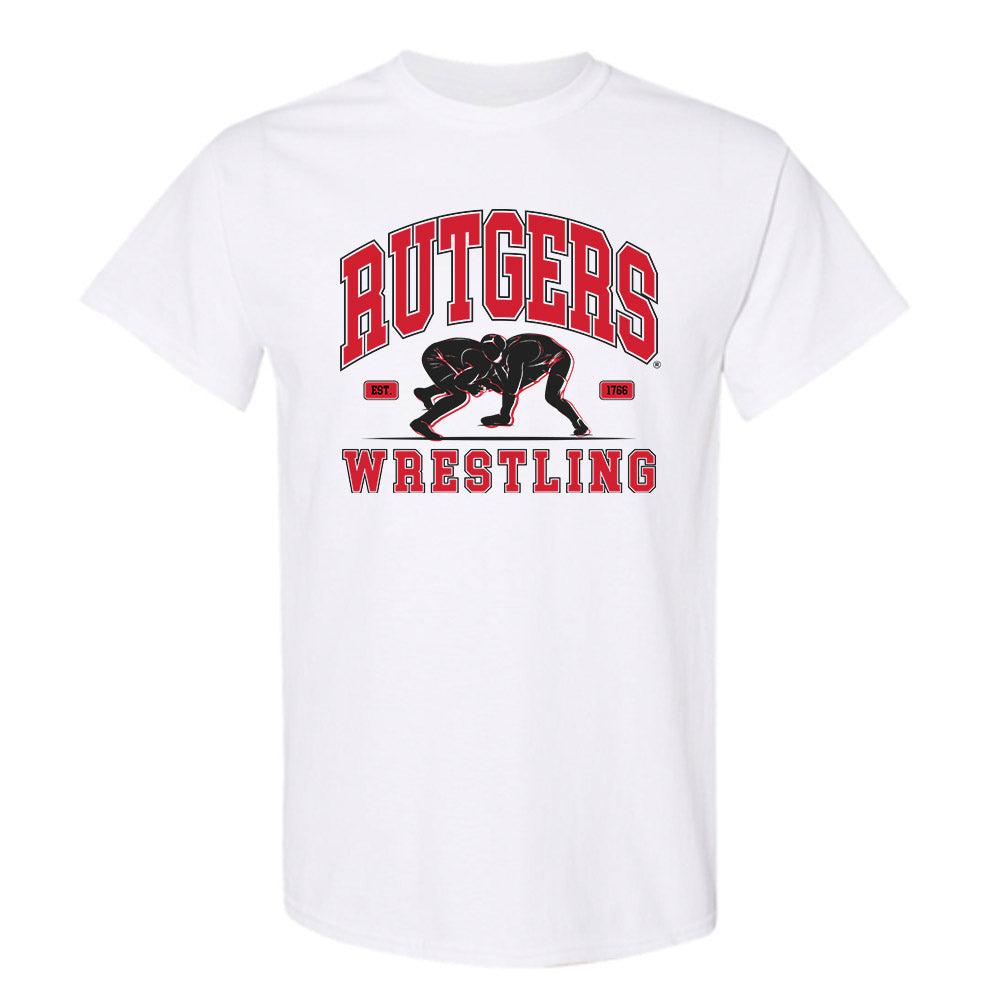 Rutgers - NCAA Wrestling : Andrew Clark - Generic Shersey T-Shirt-0