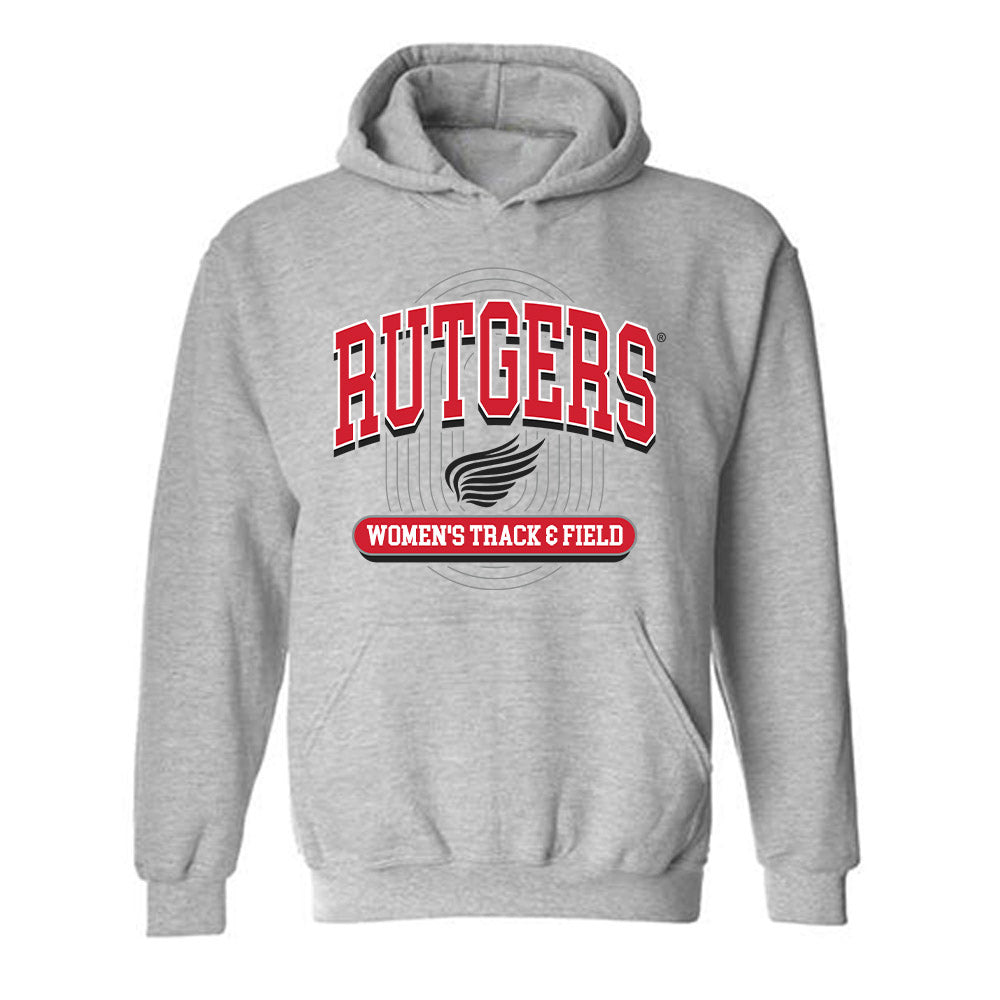 Rutgers - NCAA Women's Track & Field : Alianna Eucker - Sport Shersey Hooded Sweatshirt-0