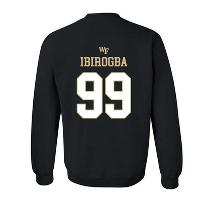 Wake Forest - NCAA Football : Mateen Ibirogba - Sports Shersey Crewneck Sweatshirt-1