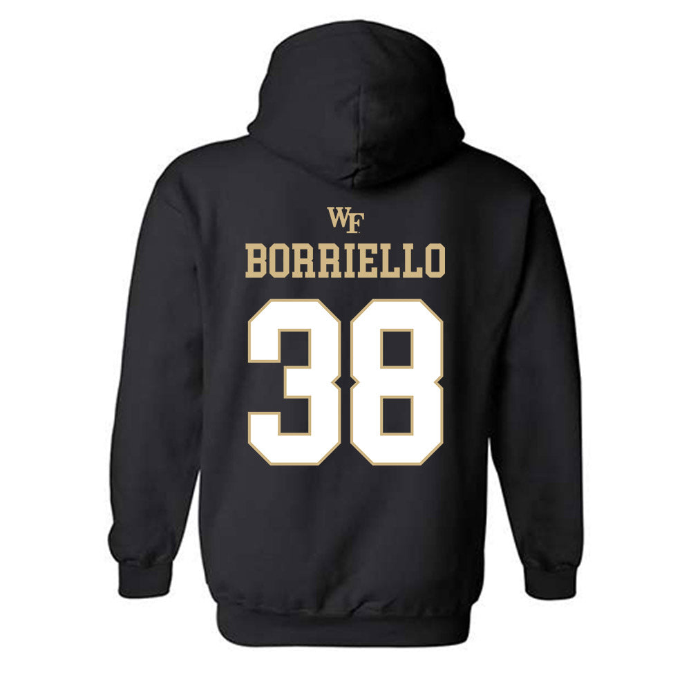 Wake Forest - NCAA Football : Anthony Borriello - Sports Shersey Hooded Sweatshirt-1