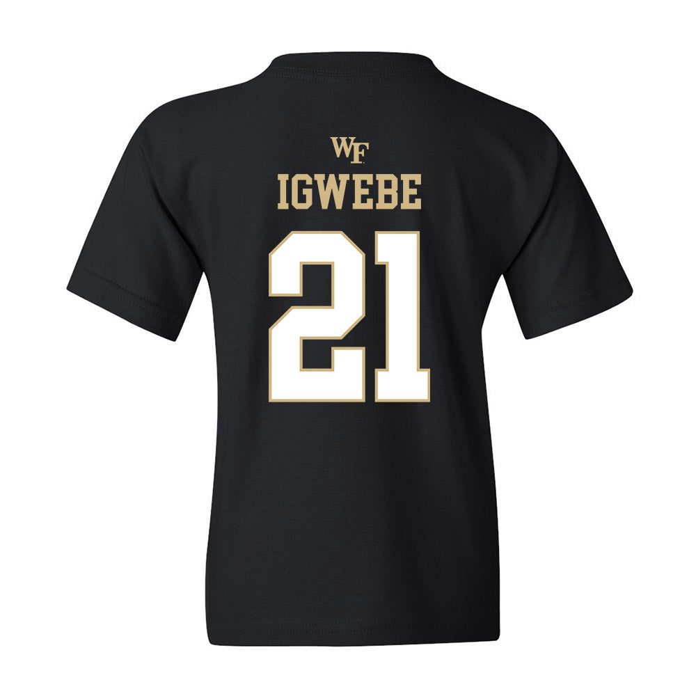 Wake Forest - NCAA Football : Zach Igwebe - Youth T-Shirt