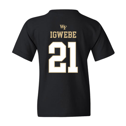 Wake Forest - NCAA Football : Zach Igwebe - Youth T-Shirt