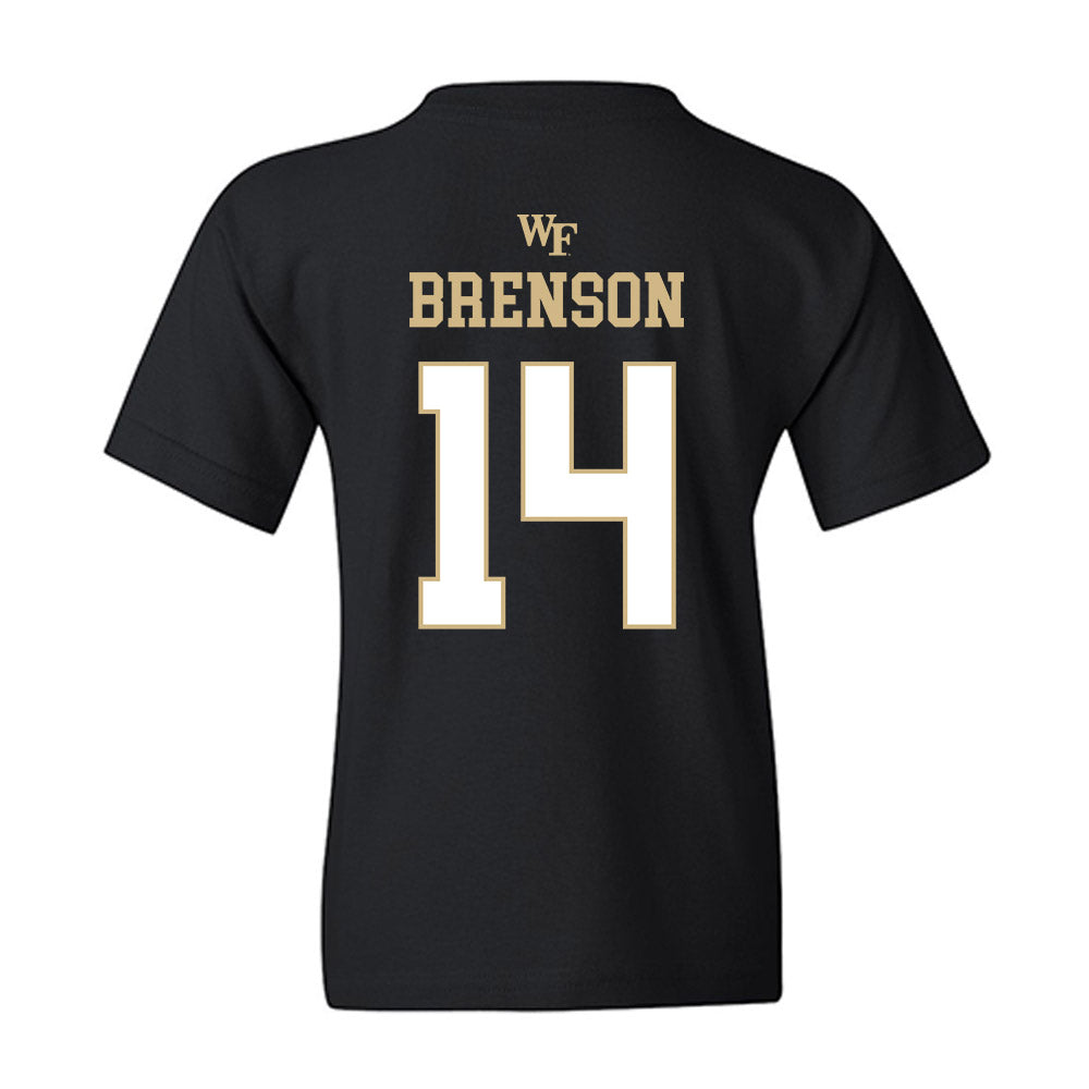 Wake Forest - NCAA Football : Chevalier Brenson - Sports Shersey Youth T-Shirt-1