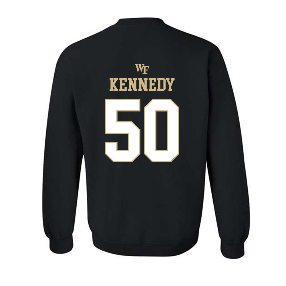 Wake Forest - NCAA Football : Jamarion Kennedy - Sports Shersey Crewneck Sweatshirt-1