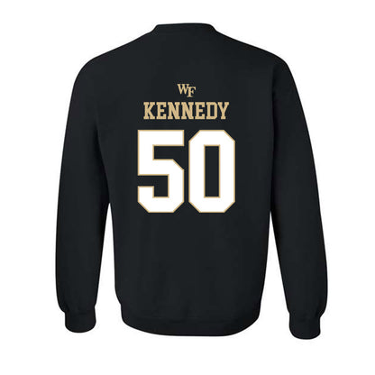 Wake Forest - NCAA Football : Jamarion Kennedy - Sports Shersey Crewneck Sweatshirt-1