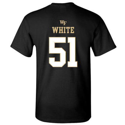 Wake Forest - NCAA Football : Luke White - Sports Shersey T-Shirt-1