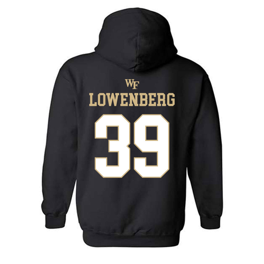 Wake Forest - NCAA Football : Joel Lowenberg - Sports Shersey Hooded Sweatshirt-1