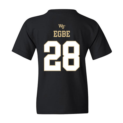 Wake Forest - NCAA Football : David Egbe - Sports Shersey Youth T-Shirt-1