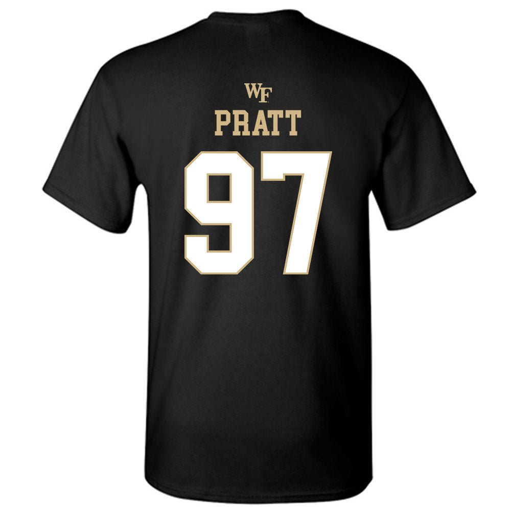 Wake Forest - NCAA Football : Josiah Pratt - Sports Shersey T-Shirt-1